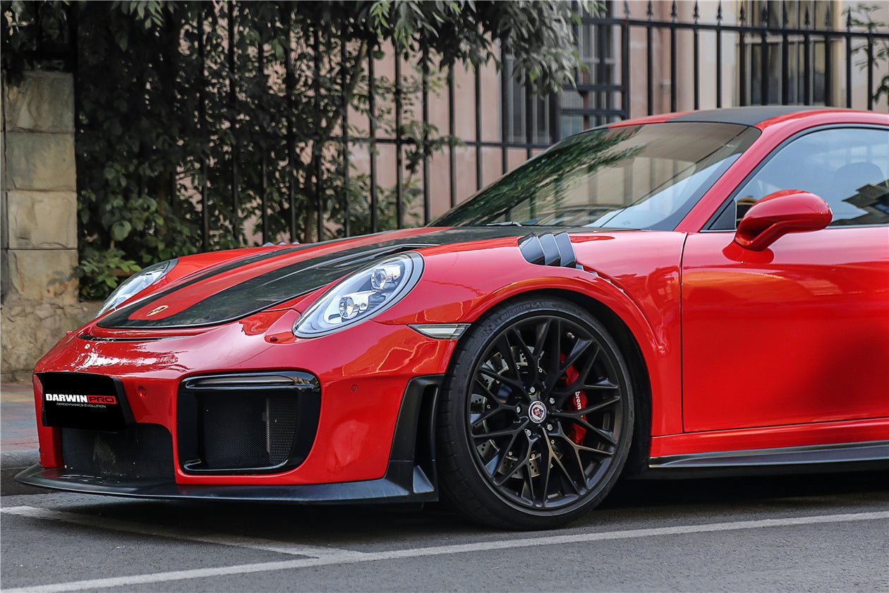 2016 - 2019 Porsche 911 991.2 Carrera /Targa 4/4S GT2RS Style Partial Carbon Fiber Fender